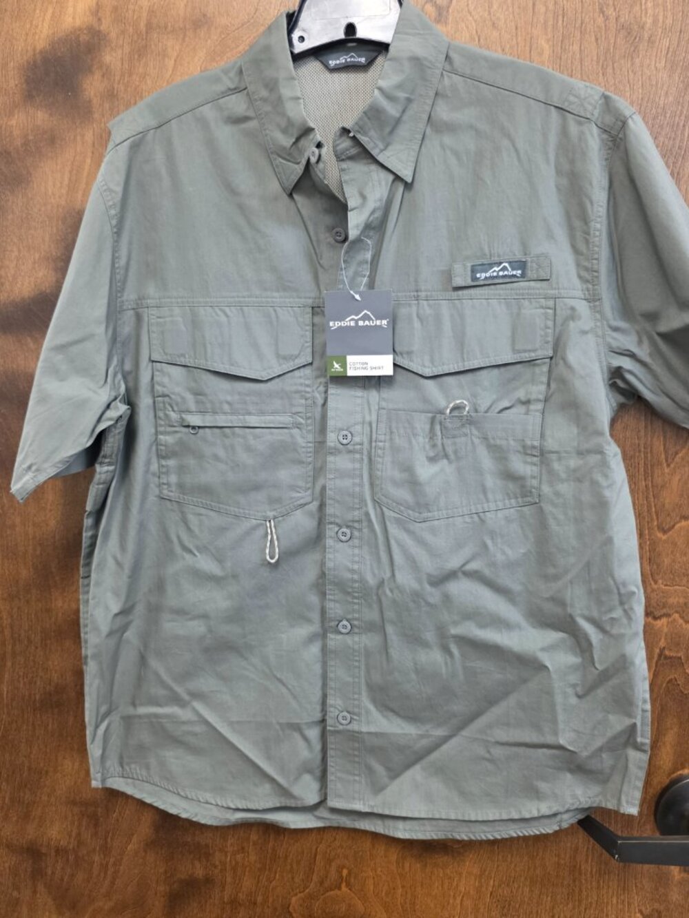 NEW Eddie Bauer® Short Sleeve Fishing Shirt